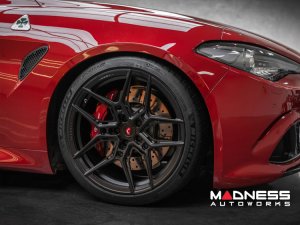 Alfa Romeo Giulia Custom Wheels - EVO-4R by Vossen - Satin Black Alfa Romeo Giulia Custom Wheels - EVO-4R by Vossen - Satin Black